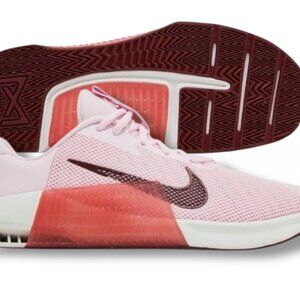 Womens Nike Metcon 9 Training Cross Fit Shoes Pink Foam/Red DZ2537 601 (NEW)